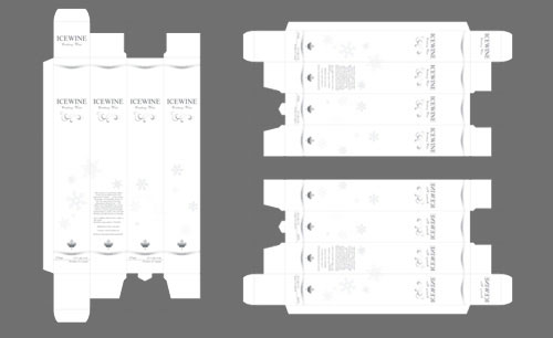 遼寧遼陽(yáng)冰酒包裝白盒