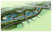 遼陽(yáng)縣兵馬河河道治理規(guī)劃局部效果圖Ⅱ