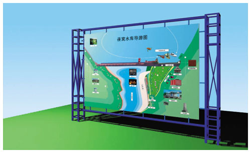 遼寧葠窩水庫戶外廣告牌設計Ⅰ