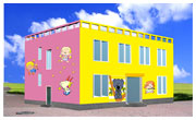 遼寧遼陽幼兒園樓體效果設計